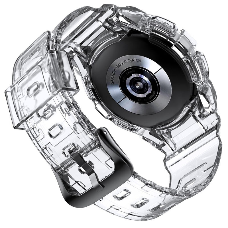 Case Esportiva com Pulseira Transparente para Samsung Galaxy Watch