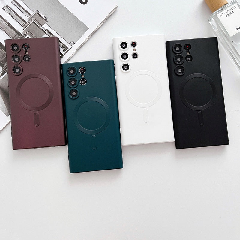 LANÇAMENTO Case Silicone Premium Brilhosa Anel Magsafe para Xiaomi
