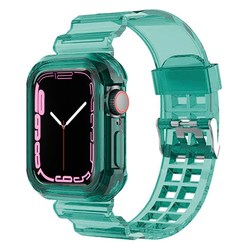 Case Protetora Apple Watch Completa Transparente