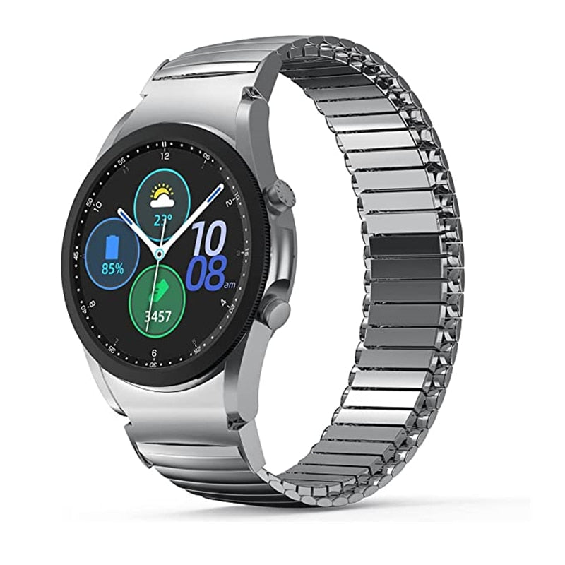 Pulseira Samsung Galaxy Watch Aço Inoxidável Expansível