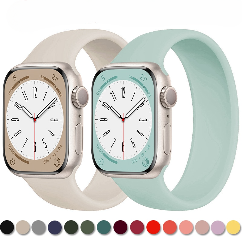 Pulseira Apple Watch Silicone Elástico