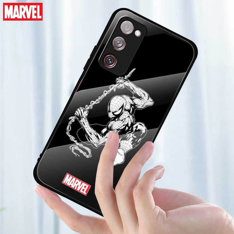 Case Samsung Marvel Vidro Temperado