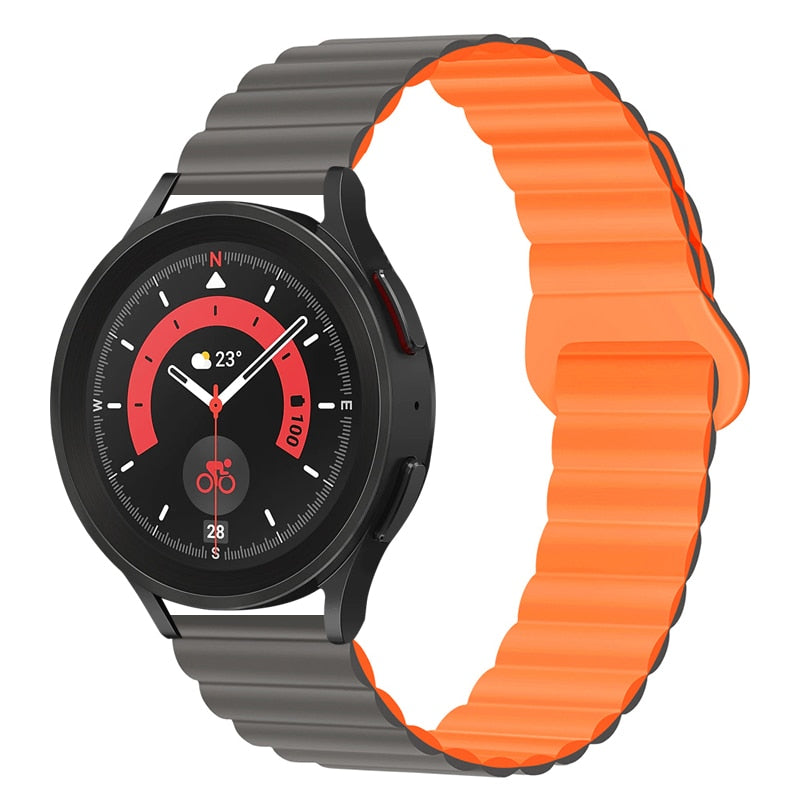 Pulseira Samsung Galaxy Watch Silicone com Fecho Magnético