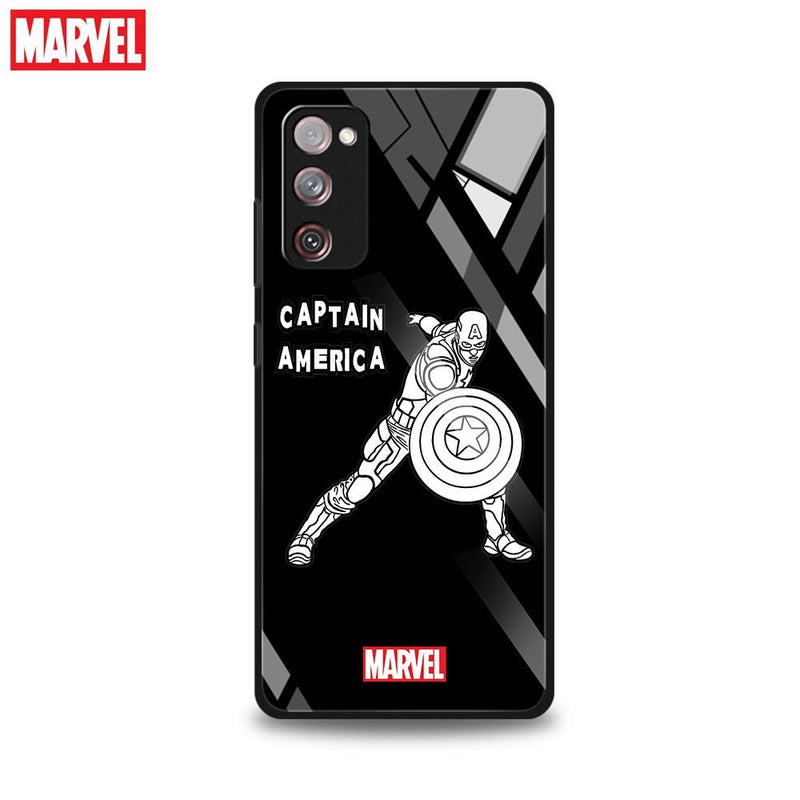 Case Samsung Marvel Vidro Temperado