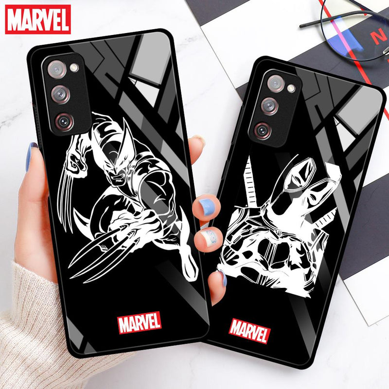 Case Samsung Marvel Vidro Temperado