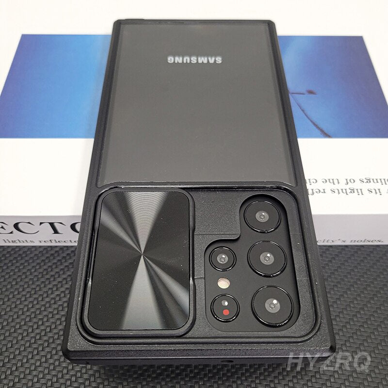 Case Samsung Fosco Anti Impacto com Slide Protetor de Câmera