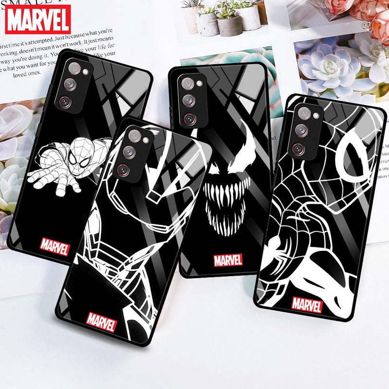 Case Samsung Marvel Vidro Temperado