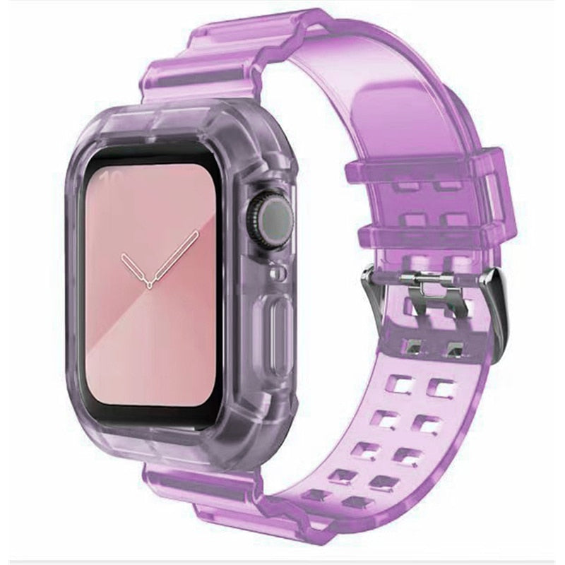 Case Protetora Apple Watch Completa Transparente