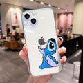 Case iPhone Lilo & Stitch Transparente