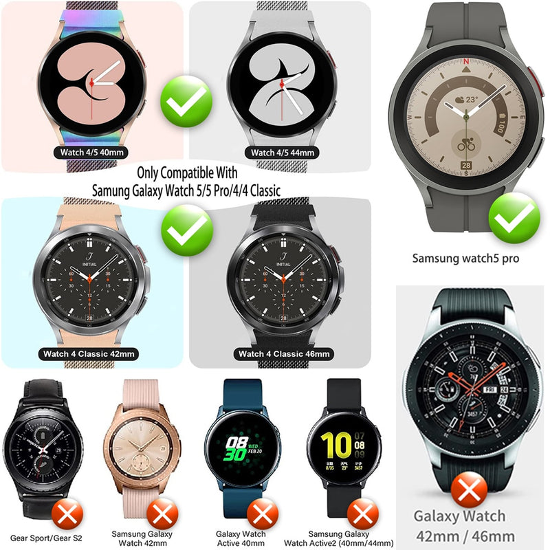 Pulseira Samsung Galaxy Watch Aço Inoxidável