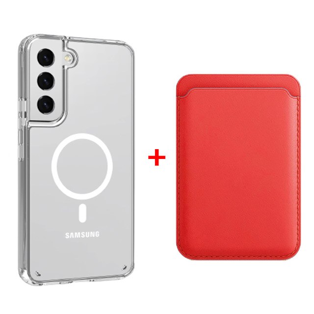 Case Samsung MagSafe com Carteira 2 em 1 (Linha S22)