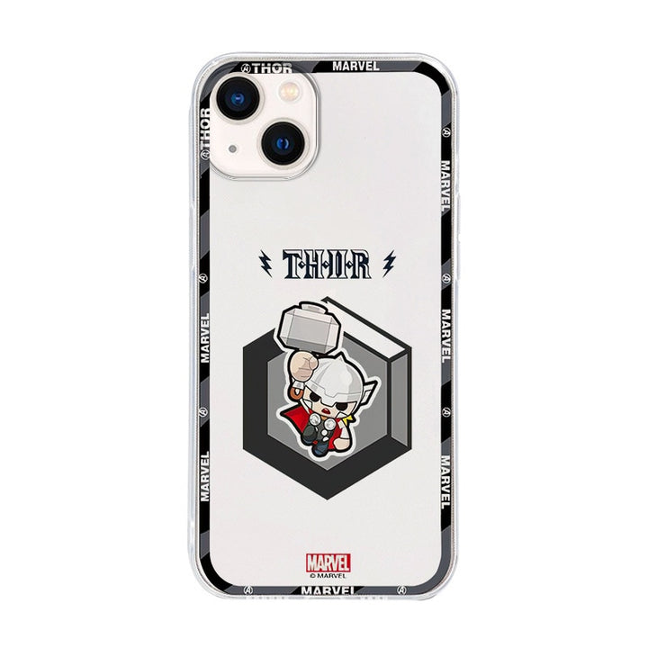 Case iPhone Vingadores Kids Transparente
