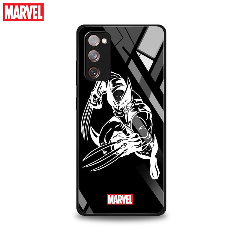 Case Samsung Marvel Vidro Temperado