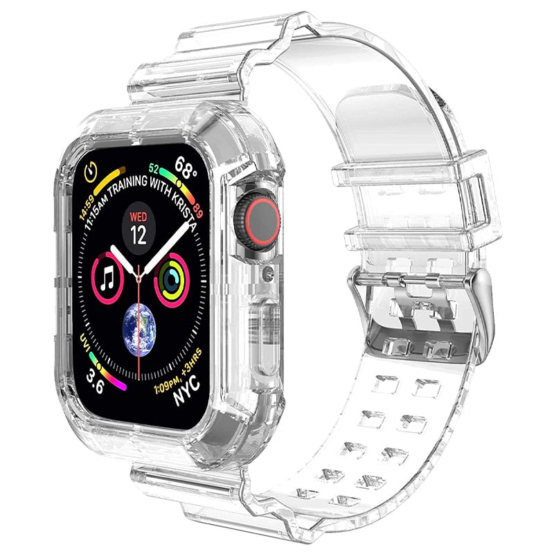 Case Protetora Apple Watch Completa Transparente