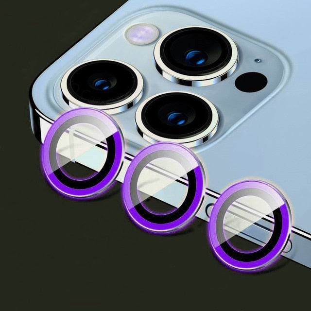 Protetor de Lente de Câmera Luminoso p/ iPhone