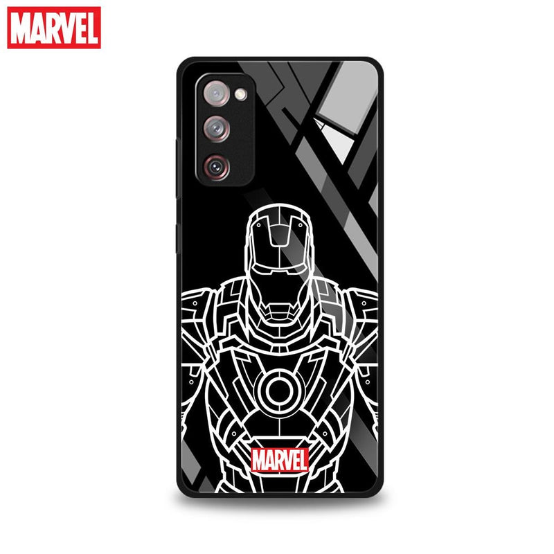 Case Samsung Marvel Vidro Temperado