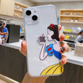 Case iPhone Branca de Neve Transparente