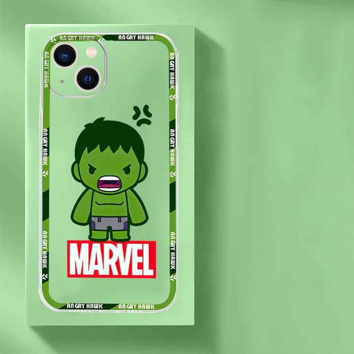 Case iPhone Vingadores Kids Transparente