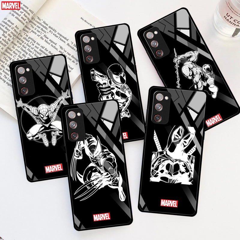 Case Samsung Marvel Vidro Temperado